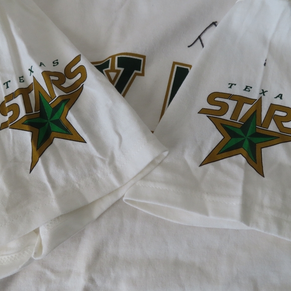 NHL Texas stars hockey tshirt signed XL white hanes tagless y2k - Picture 4 of 7